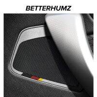 Betterhumz Speaker Panel Frame Cover For BMW Series 1 F20 F21 2012-2019 Door Audio Sticker Decoration Auto Accessories Interior