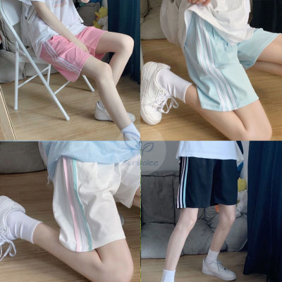 [ส่งเร็วพิเศษ!] 💜 กางเกงขั้นสั้นสีพื้น PFL กางเกงขาสั้น กางเกงขาเว้า กางเกงขาสั้นผู้หญิง กางเกงผ้าคอตตอน ผ้านิ่มใส่สบาย เอวยางยืด💜