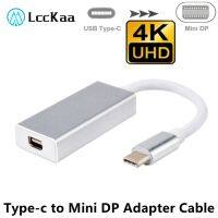 4K tipe-c Ke Mini DP kabel adaptor USB C ke Mini DisplayPort konverter Laptop cast layar kabel untuk Macbook Air Pro USB-C Laptop