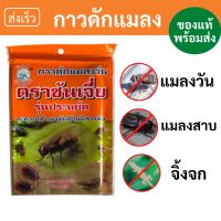 กาวดัก แมลง จิ้กจก ไม่มีสารพิษ 1ซอง(6แผ่น) [ซันเจี่ย]