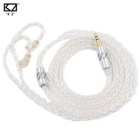 ☇❦✖ KZ 8 Core OFC Silver Plating Upgrade Cable High Purity Earphone Wire KZ ZSN PRO ZSX AS12 AS16 ASX ZAX DQ6 ZS10 PRO CCA CA16 CSN