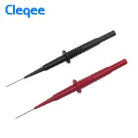 Cleqee P5008โพรบทดสอบมัลติมิเตอร์แบบไม่ทำลายแบบเครื่องเจาะสุญญากาศ2ชิ้นสีแดง/สีดำ