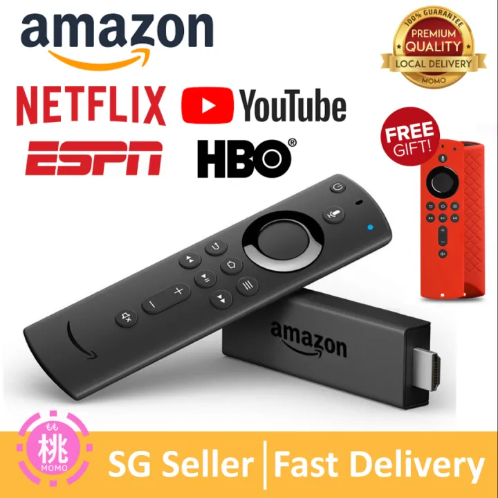 Amazon Fire Tv Stick With Alexa Voice Remote Streaming Media Player Lazada Singapore