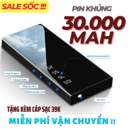 PIN DỰ PHÒNG MẶT GƯƠNG DUNG LƯỢNG LỚN TẶNG CÁP SẠC