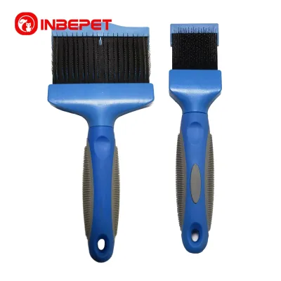 Pet Dog Grooming Brush Pet Double Sided Pin Bristle Brush for Dogs Grooming Comb Remove Shedding Dirt Mats and Tangled Hair