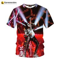 Kiss Band 3D Printed T-shirt Women Men Summer Fashion Casual Oversized Short Sleeve Boys Girls Hip Hop Harajuku Tops Clothes