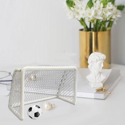 ：《》{“】= 11X6.5Cm Mini Soccer Goal Kids Game Toy Football Gate Children Funny Toys DIY Birthday Cake Decoration Model Toy Accessories