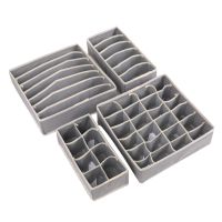 【CW】 New collapsible underwear drawer storage box divider closet dresser clothes bra scarf tie