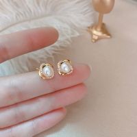 Exquisite Pearl Rhinestone French Earrings Elegant Women Party Earring Accessories Trend