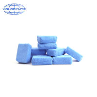 Wax Applicator Pad Sponge Car 10pcs Soft Microfiber Towel Blue Detailing Pad for Detail Waxing Auto Care Carwash Clean Cleaning