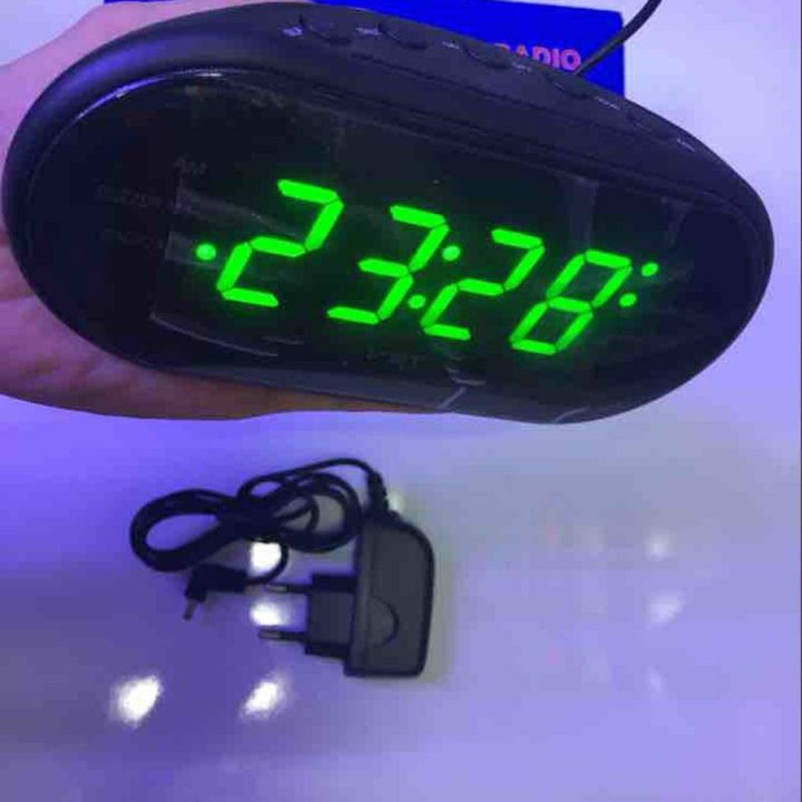 worth-buy-วิทยุโต๊ะดิจิตอลนาฬิกาอิเล็กทรอนิกส์-led-am-fm-อุปกรณ์สำนักงานในบ้านปลั๊ก-eu-us