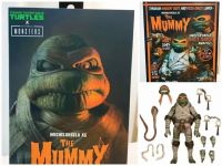 Neeca Teenage Mutant Ninja Turtles Universal Monster Mummy Turtles Michelangelo 7นิ้วเคลื่อนย้ายได้ใหม่ชนิดบรรจุกล่อง