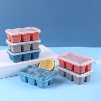 【cw】 6 Mold With Detachable Lid Block Jelly Pudding Chocolate Molds Bar Accessories 【hot】