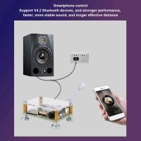 Bluetooth 5.0 Audio Receiver Module+3.5Mm Audio Cable+Remote Control Wireless Car Audio Amplifier Board Audio Radio DIY