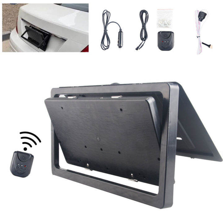 U.S Modified License Plate Card Holder Auto Remote Control License