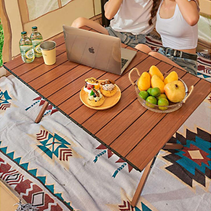โต๊ะแคมป์ปิ้ง-โต๊ะพับอเนกประสงค์-พับเก็บได้-พกพาสะดวก-สามารถใช้ในบ้าน-ตั้งแคมป์-ปิกนิค-และใช้งานเอาท์ดอร์