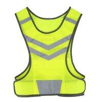 [READY STOCK] Calin Reflective Vest High Visibility Safety Adjustable Reflective Vest Outdoor Warning Night Running Cycling Safety Breathable Fluorescent Gear Lightweight