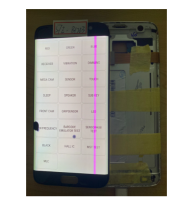 LCD สำหรับ SAMSUNG Galaxy S7 Edge G935 G935F G935FD SM-G935FD จอแสดงผล Touch Digitizer สีดำจุด