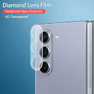 กล้อง3D ฟิล์มสำหรับ Samsung กาแลคซี Z Fold5พับได้5 ZFold5 Z ZFlip5 Flip5 2023 3D ทั้งหมดใสปกป้องป้องกันทุกส่วนมองชัดเจนแบบ HD อุปกรณ์ป้องกันเลนส์ด้านหลังกระจกเทมเปอร์ปกป้อง