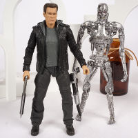 NECA Terminator T-800 Endoskeleton PVC Action Figure ของเล่นสะสม Christmas Gift