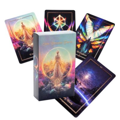 Star Dreams Tarot Oracle Cards English Version Board Games Deck Mysterious Divination Playing Cards Family Party Supplies carefully