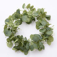 【cw】2 M Artificial Eucalyptus Garland Silk Fake Ivy Vines Greenery Rattan Plants Wreath for Wall Room Garden Home Wedding Decor