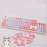 ~ 131 คีย์ OEM สีระเหิด PBT คีย์ธีมแมวของ CHIS ปุ่มกดสำหรับแกนเชอร์รี่ Kailh สวิทช์แป้นพิมพ์เชิงกลปุ่มกด