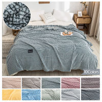 Coral Fleece Plaid Fabric Blankets For Beds Winter Warm King Size Super Soft Throw Blanket For Sofa Plaids Blankets For Home