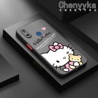 Chenyyka เคสปลอกสำหรับ Xiaomi 8 8 Lite 9 5X กรณี A1การ์ตูนน่ารักคิตตี้แมวฝ้าใสฮาร์ดโทรศัพท์ปลอกสาวหวานกันกระแทกซิลิโคนเต็มปกหลังกล้องป้องกันกรณี