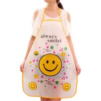 【jw】☜▽ Cartoon Apron Sleeveless Anti-oil Aprons Baking Restaurant