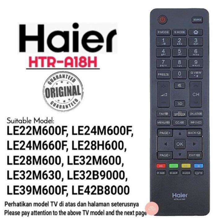 Original Haier HTR-A18H Flat Panel Led TV Remote Control | Lazada PH