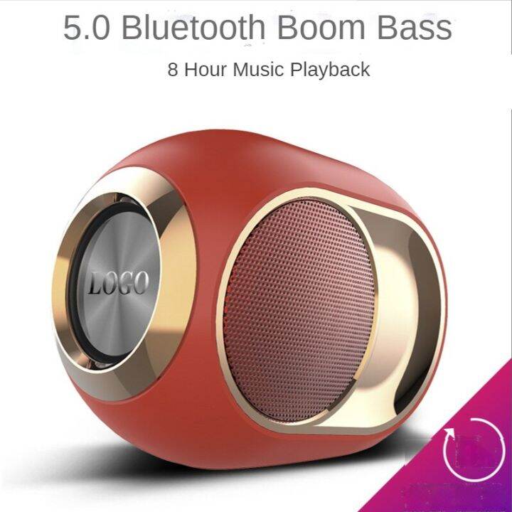 Boom Box Outdoor Bluetooth Speakers TWS Wireless Subwoofer Bluetooth