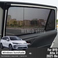 For BYD Atto 3 Yuan Plus 2022 2023 Magnetic Car Sunshade Front Windshield Frame Curtain Rear Side Window Sun Shades Act 3 Sunshades