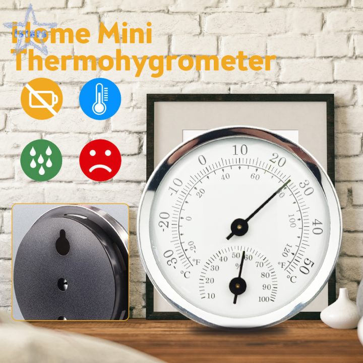 Mini Hygrometer Pointer Indoor Hygrometer Hygrometer Battery Free
