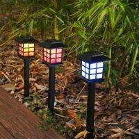 ❆✎ New Waterproof Outdoor Solar Lawn Lamp Garden Solar Spotlight Pathway Landscape Retro Solar Underground Light Decor for Street