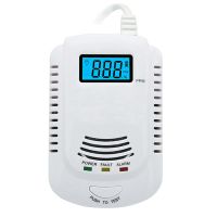 Gas Leak Detector Analyzer Carbon Monoxide Sensor LCD Digital Displayer Natural Gas 2 in 1 Alarm System