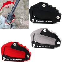 สำหรับ DUCATI Multistrada 950 1100 1200 /S/gt 1260 DIAVEL 1260 Monster 696 821 Kickstand ขาตั้ง Extension Pad แผ่น