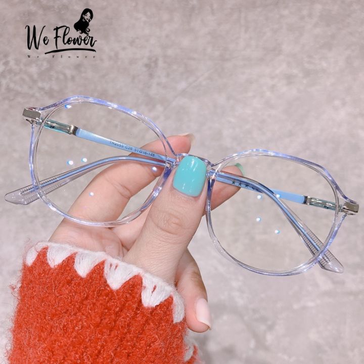 we-flower-trendy-blue-light-blocking-eyeglasses-for-women-girls-clear-square-frame-eyewear