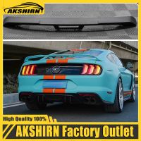 High Quality CARBON FIBER ABS REAR WING TRUNK LIP SPOILER FOR FORD MUSTANG 2015 2016 2017 2018 2019 2020 2021 GT350 STYLE