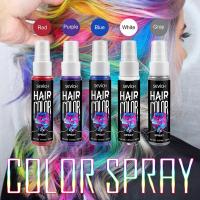 【CW】 Hair Color Spray 5 Colors Temporary Dye Washable Instant Styling Coloring Products