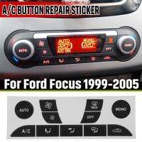 สำหรับ Ford โฟกัส1999-2005สีดำ/เงินสติกเกอร์ซ่อมปุ่ม A/C