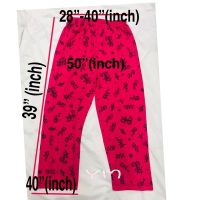 Ready StockWomen Sleep Floral Long Pants Elastic Cotton Seluar Panjang Tidur Wanita Perempuan Getah