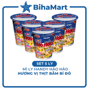 ACECOOK - Mì ly Handy Hảo Hảo thịt bằm bí đỏ