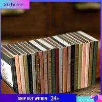 XU HOME ของขวัญการ์ดเครื่องเขียน50ชิ้นกระดาษรองจานผักตกแต่งพื้นหลังสมุดย้อนยุคมินิกระดาษวินเทจอุปกรณ์สิ้นเปลืองสำหรับสมุดปิดภาพวัสดุ DIY