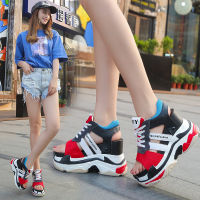 y Open-toed Summer Women Sneaker Sandals Designer Wedges Platform Shoes Woman Classic Lace Up Casual Chunky Sandalias Creeper