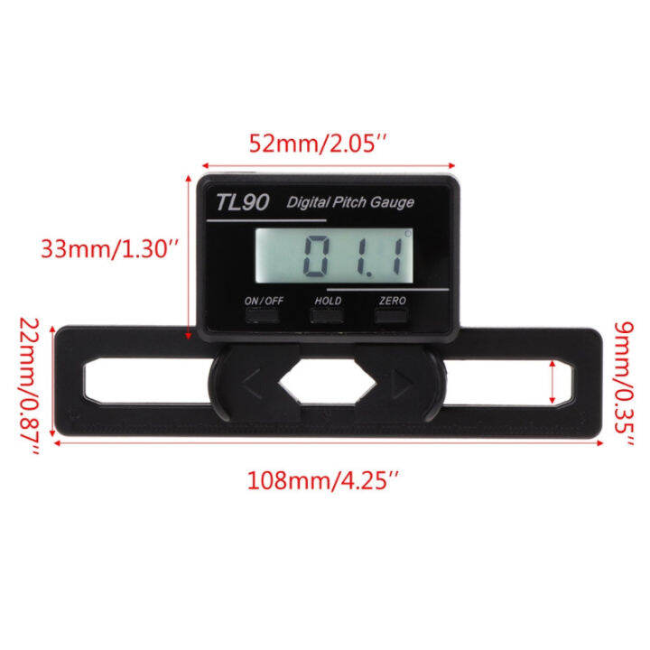 rc-logger-tl90ดิจิตอลสนามวัดไฟหลังจอ-lcd-แสดงใบมีดมุมวัดสำหรับจัด-trex-250-450-500-700เฮลิคอปเตอร์