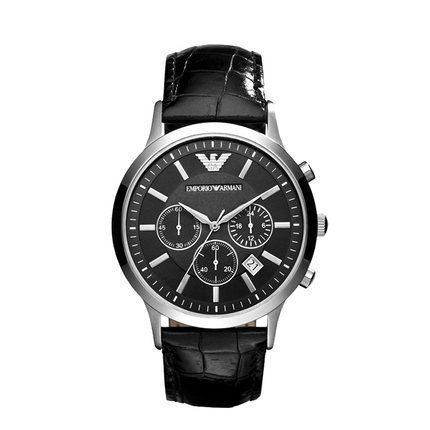 armaniนาฬิกาอาร์มานีชายของแท้สายนาฬิกาขนาดใหญ่แบบmulti-function-3-eyeนาฬิกาลายคู่รักemporioนาฬิกาอาร์มานี
