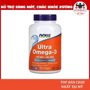 Now Ultra Omega 3 Viên Uống Hàm Lượng Cao Bổ Não, Sáng Mắt, Khỏe Tim 180