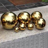 201 Stainless Steel Titanium Gold Hollow Sphere Decorative Golden Metal Christmas Balls Home Decoration Magic Ball