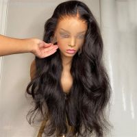 30Inch 13X4 13X6 Transparent Body Wave Lace Front Wig Human Hair for Black Women Pre Plucked 360 Brazilian Lace Frontal Wigs [ Hot sell ] Decoration Center